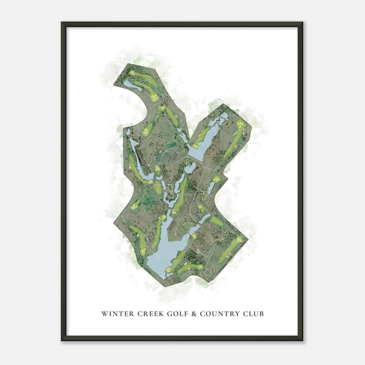 Print of Winter Creek Golf & Country Club Classic Map