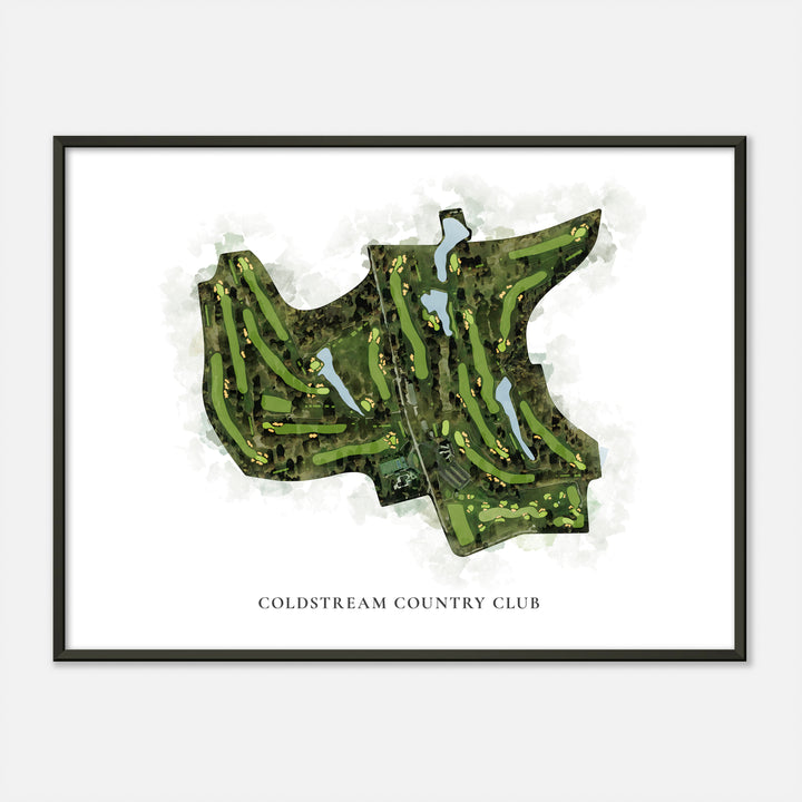 Print of Coldstream Country Club Classic Map
