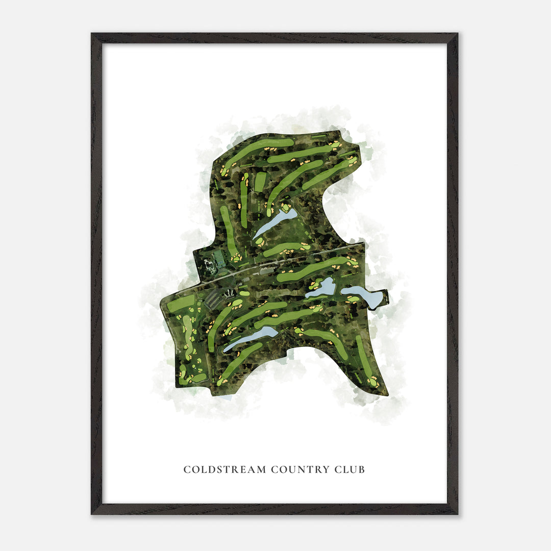 Coldstream Rural Wi Coldstream Country Club in Cincinnati, Ohio - Custom Golf Course Map in ...