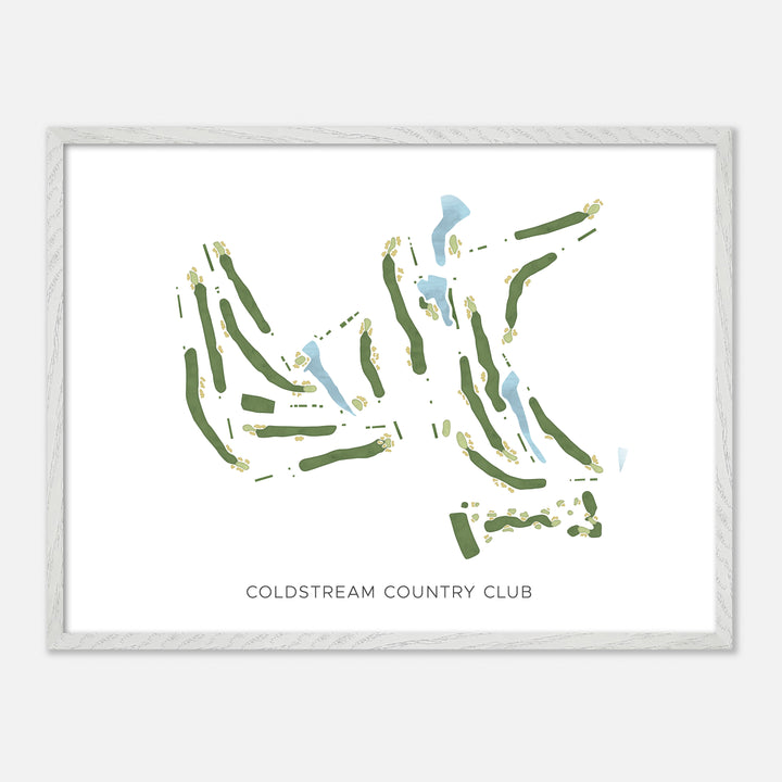 Print of Coldstream Country Club Modern Map