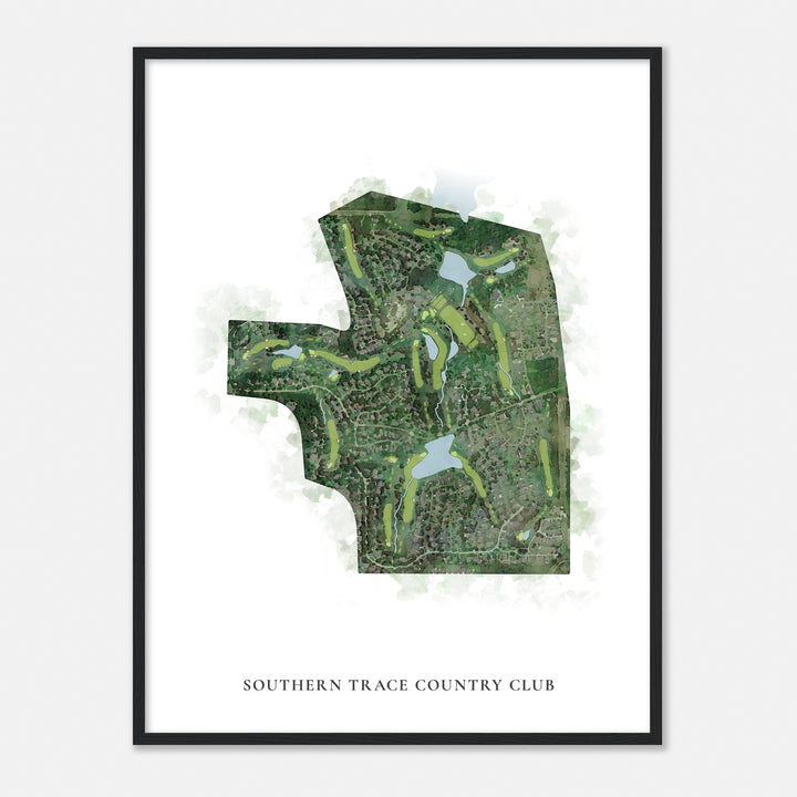 Print of Southern Trace Country Club Classic Map