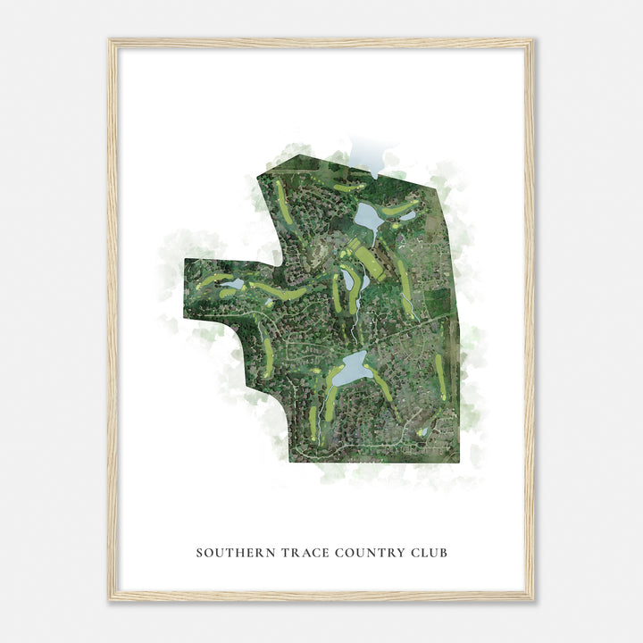 Print of Southern Trace Country Club Classic Map