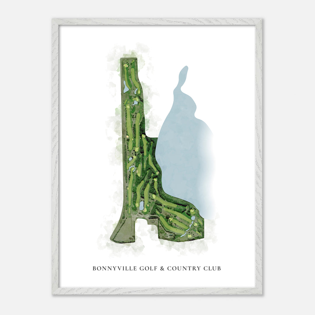 Print of Bonnyville Golf &amp; Country Club Classic Map