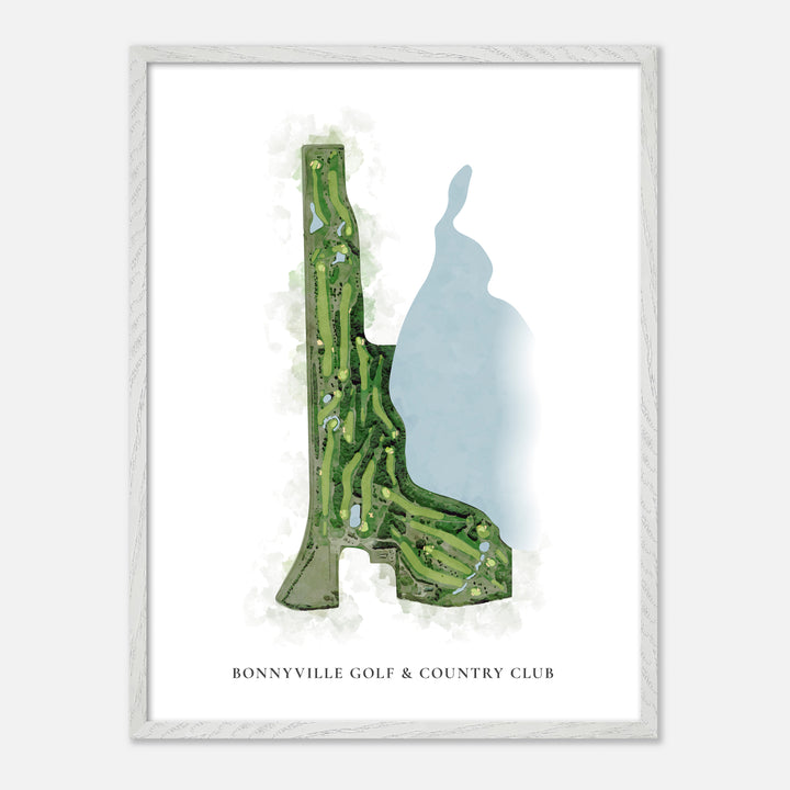 Print of Bonnyville Golf &amp; Country Club Classic Map