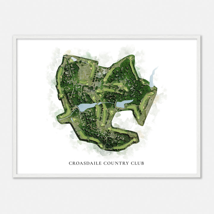 Print of Croasdaile Country Club Classic Map
