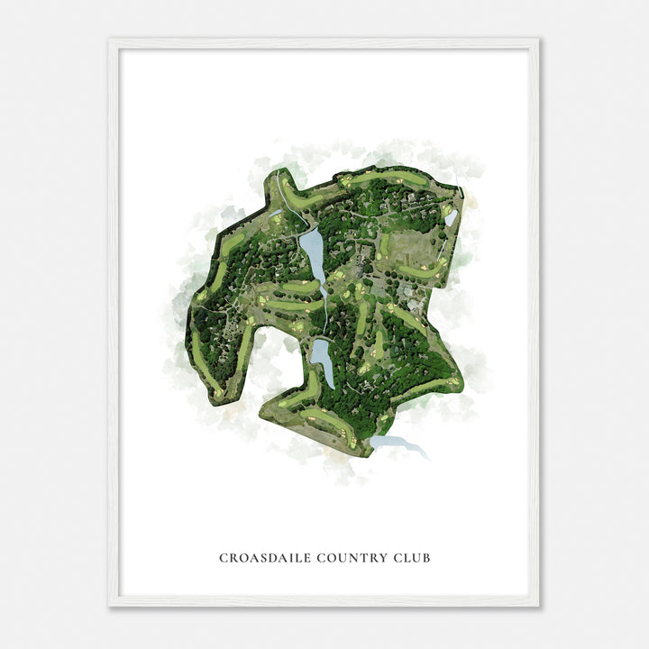 Print of Croasdaile Country Club Classic Map
