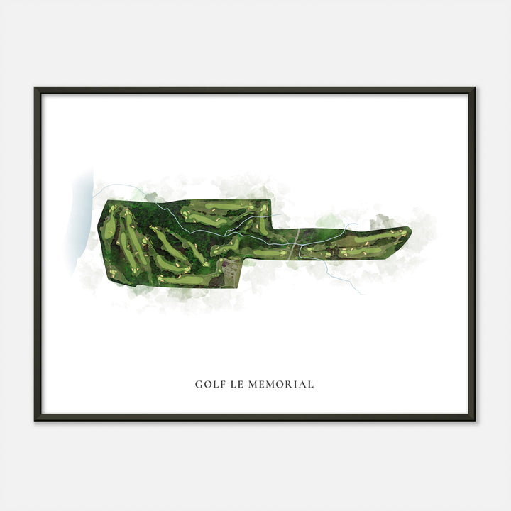 Print of Golf Le Memorial Classic Map