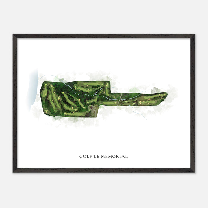 Print of Golf Le Memorial Classic Map