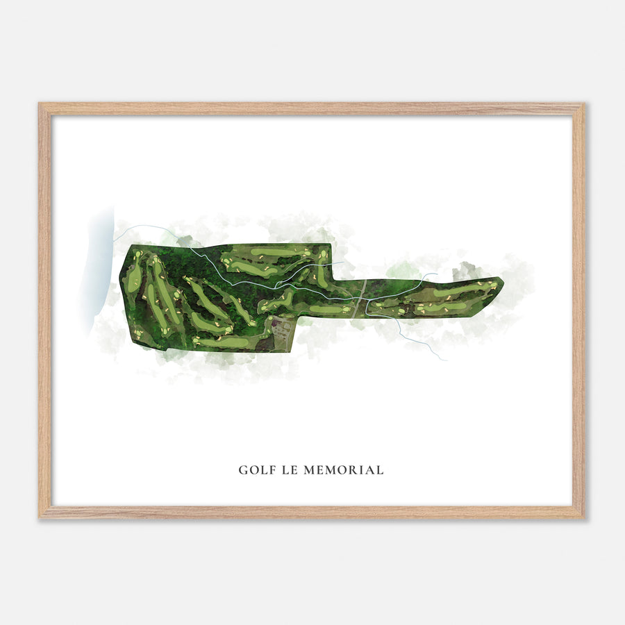 Print of Golf Le Memorial Classic Map