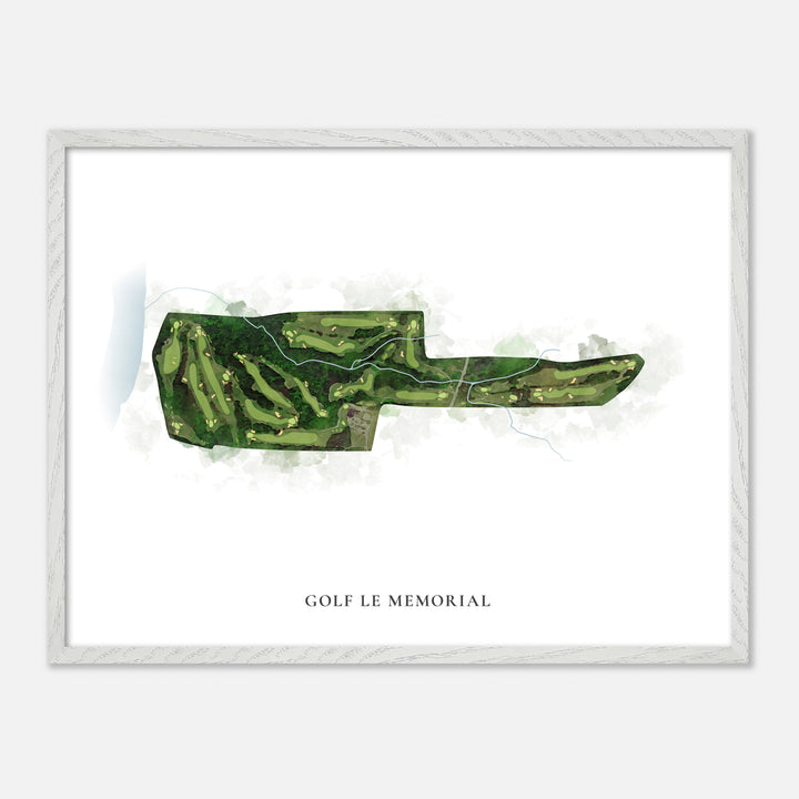Print of Golf Le Memorial Classic Map