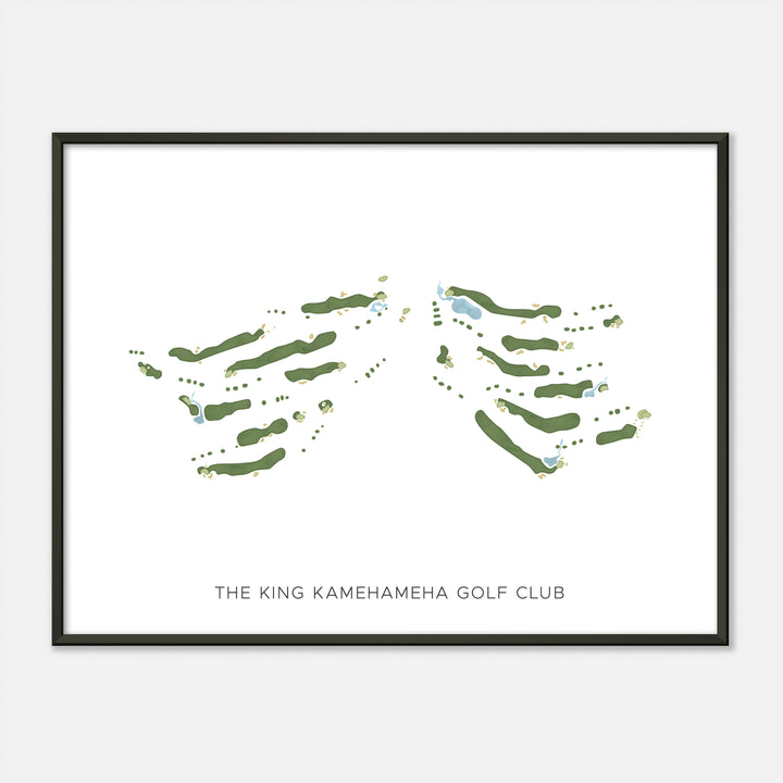 Print of The King Kamehameha Golf Club Modern Map
