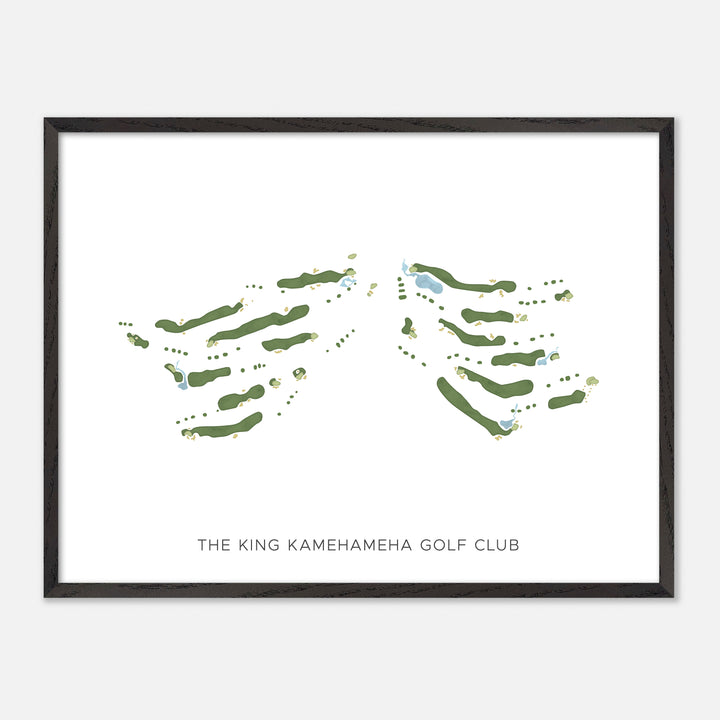 Print of The King Kamehameha Golf Club Modern Map