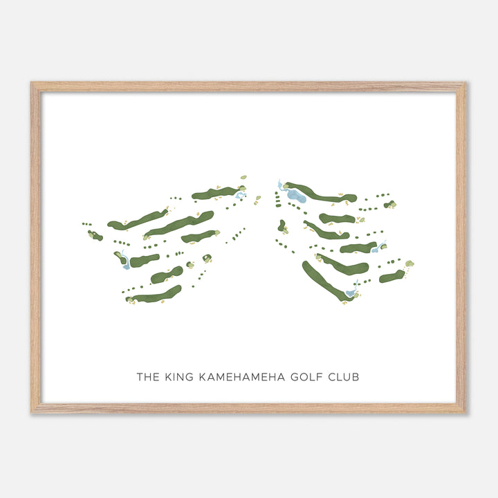Print of The King Kamehameha Golf Club Modern Map