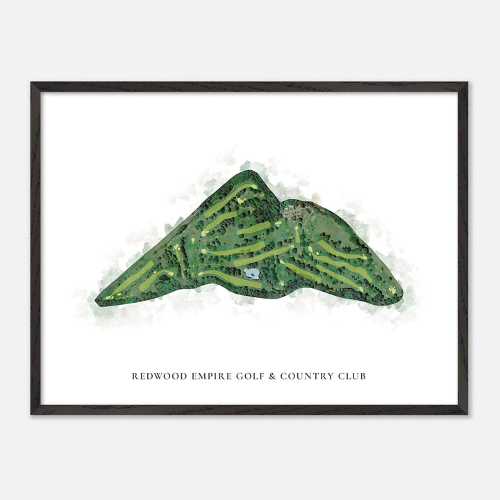 Print of Redwood Empire Golf & Country Club Classic Map