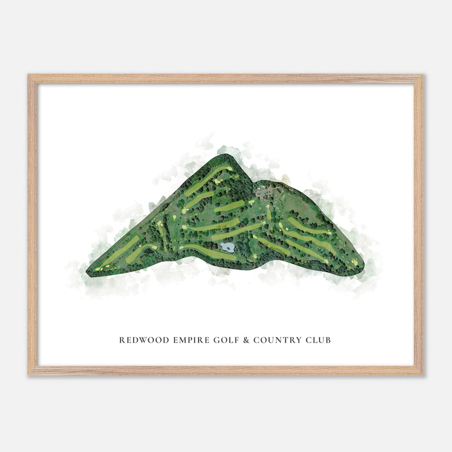 Print of Redwood Empire Golf & Country Club Classic Map