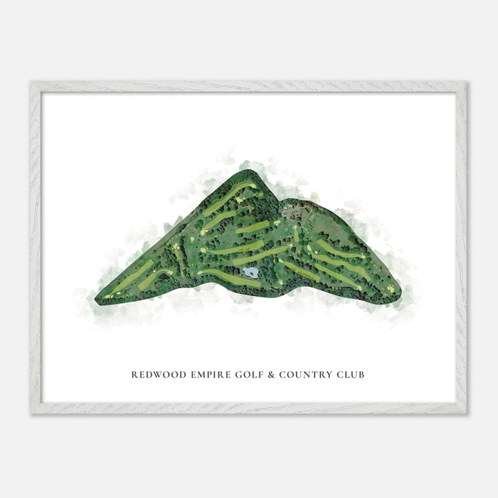 Print of Redwood Empire Golf & Country Club Classic Map