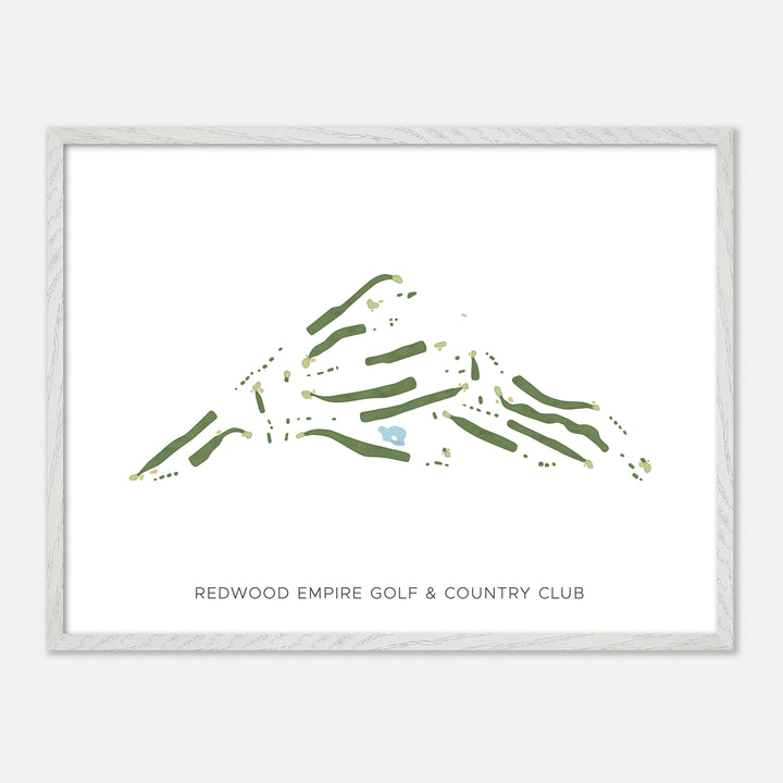 Print of Redwood Empire Golf & Country Club Modern Map