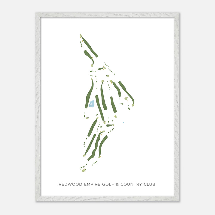Print of Redwood Empire Golf & Country Club Modern Map