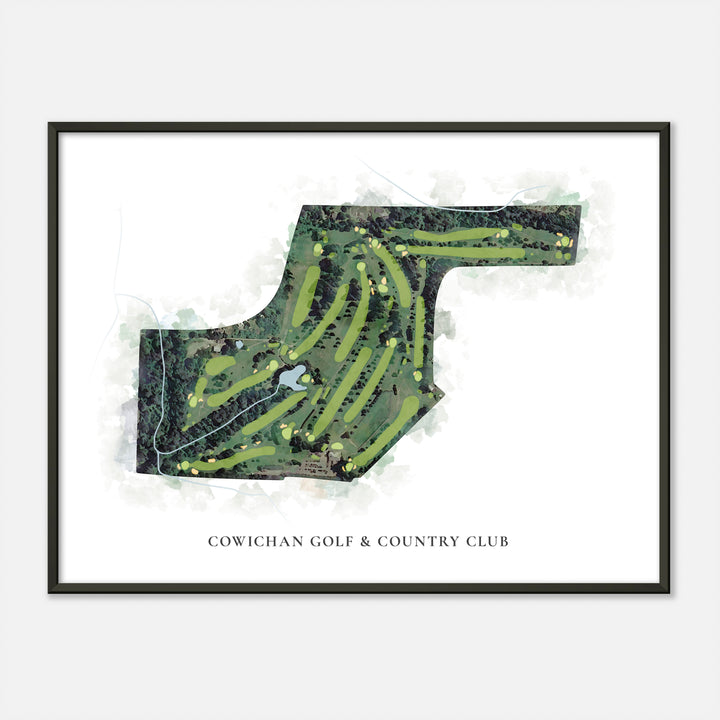 Print of Cowichan Golf & Country Club Classic Map