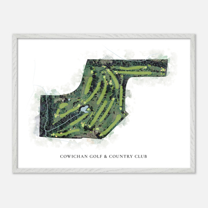 Print of Cowichan Golf & Country Club Classic Map