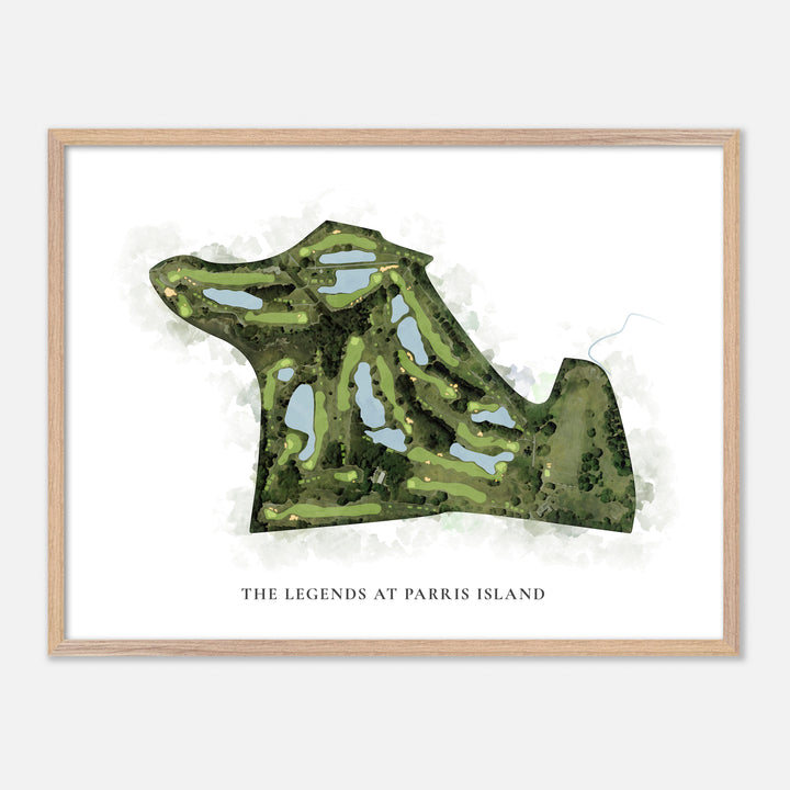 Print of The Legends At Parris Island Classic Map