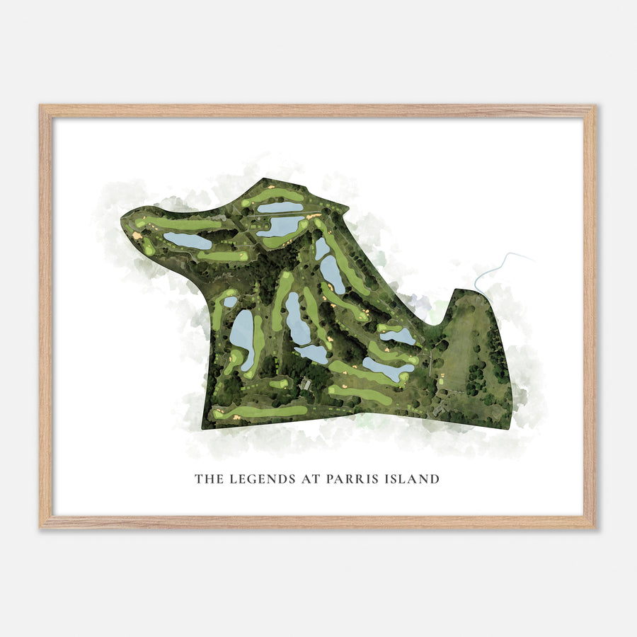 Print of The Legends At Parris Island Classic Map
