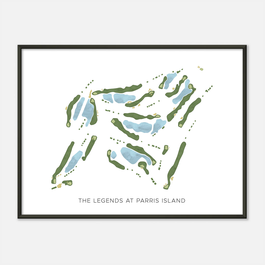Print of The Legends At Parris Island Modern Map