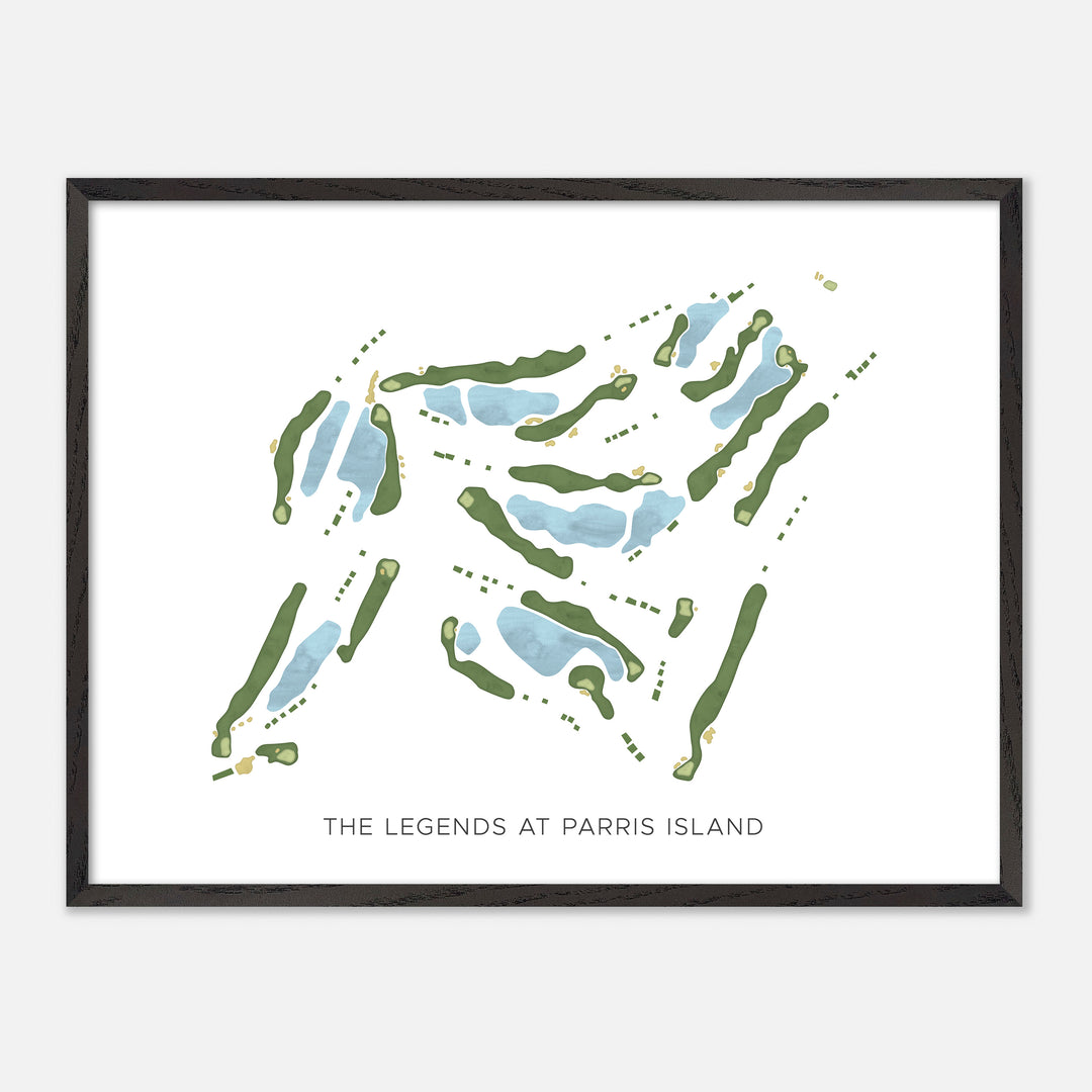 Print of The Legends At Parris Island Modern Map