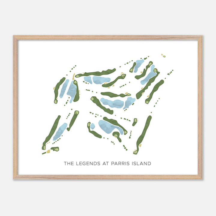 Print of The Legends At Parris Island Modern Map