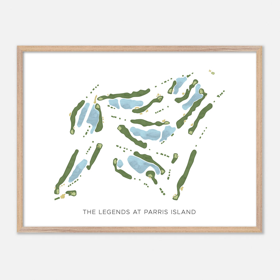 Print of The Legends At Parris Island Modern Map