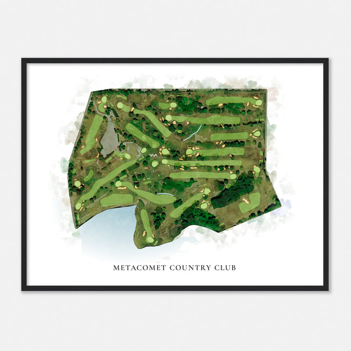 Print of Metacomet Country Club Classic Map