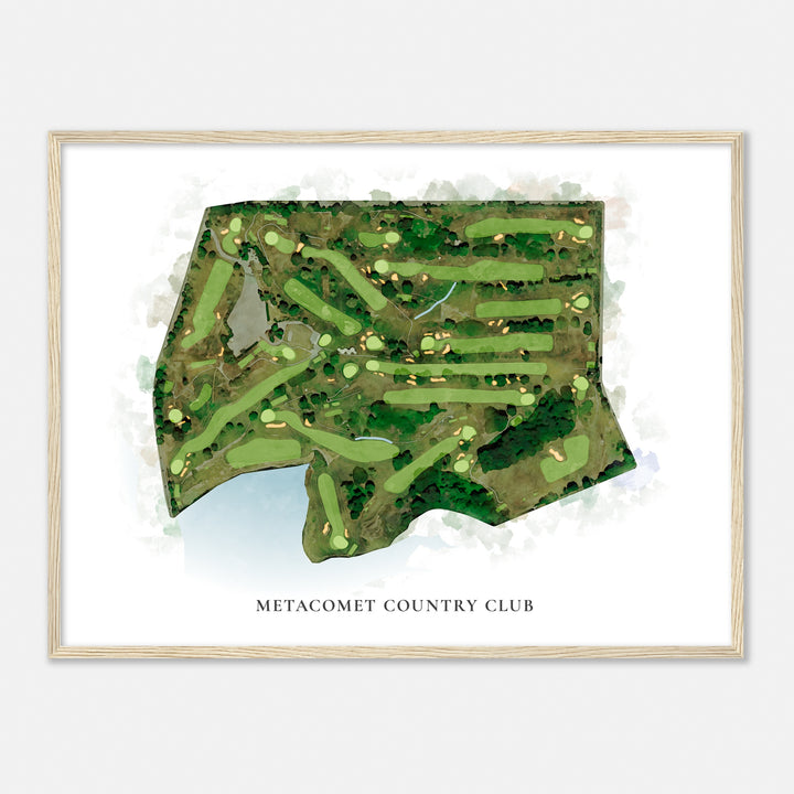 Print of Metacomet Country Club Classic Map