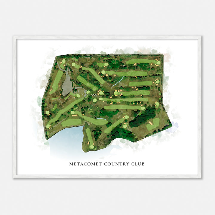 Print of Metacomet Country Club Classic Map