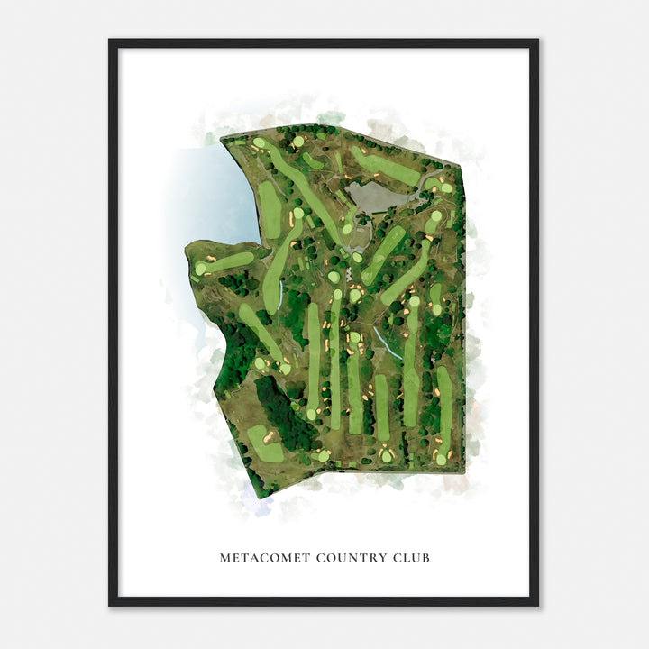 Print of Metacomet Country Club Classic Map