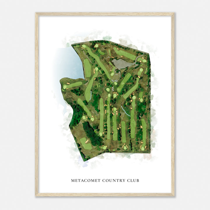 Print of Metacomet Country Club Classic Map