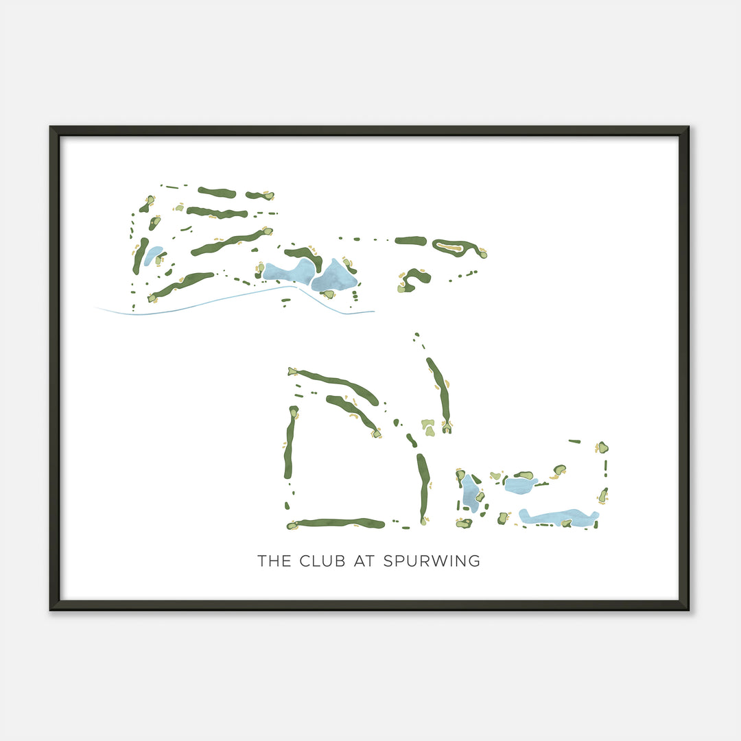 Print of The Club At Spurwing Modern Map