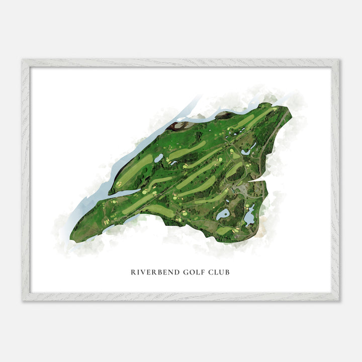 Print of Riverbend Golf Club Classic Map