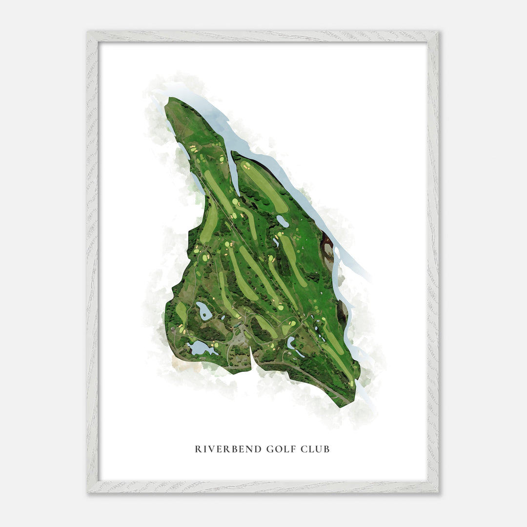 Print of Riverbend Golf Club Classic Map