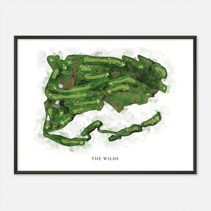 Print of The Wilds Classic Map
