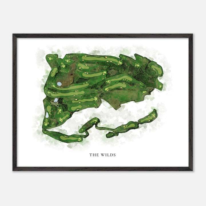 Print of The Wilds Classic Map