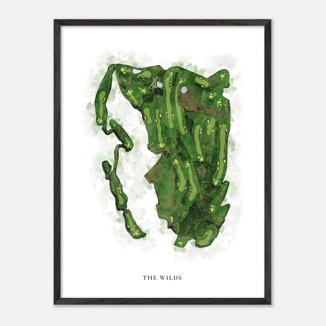 Print of The Wilds Classic Map