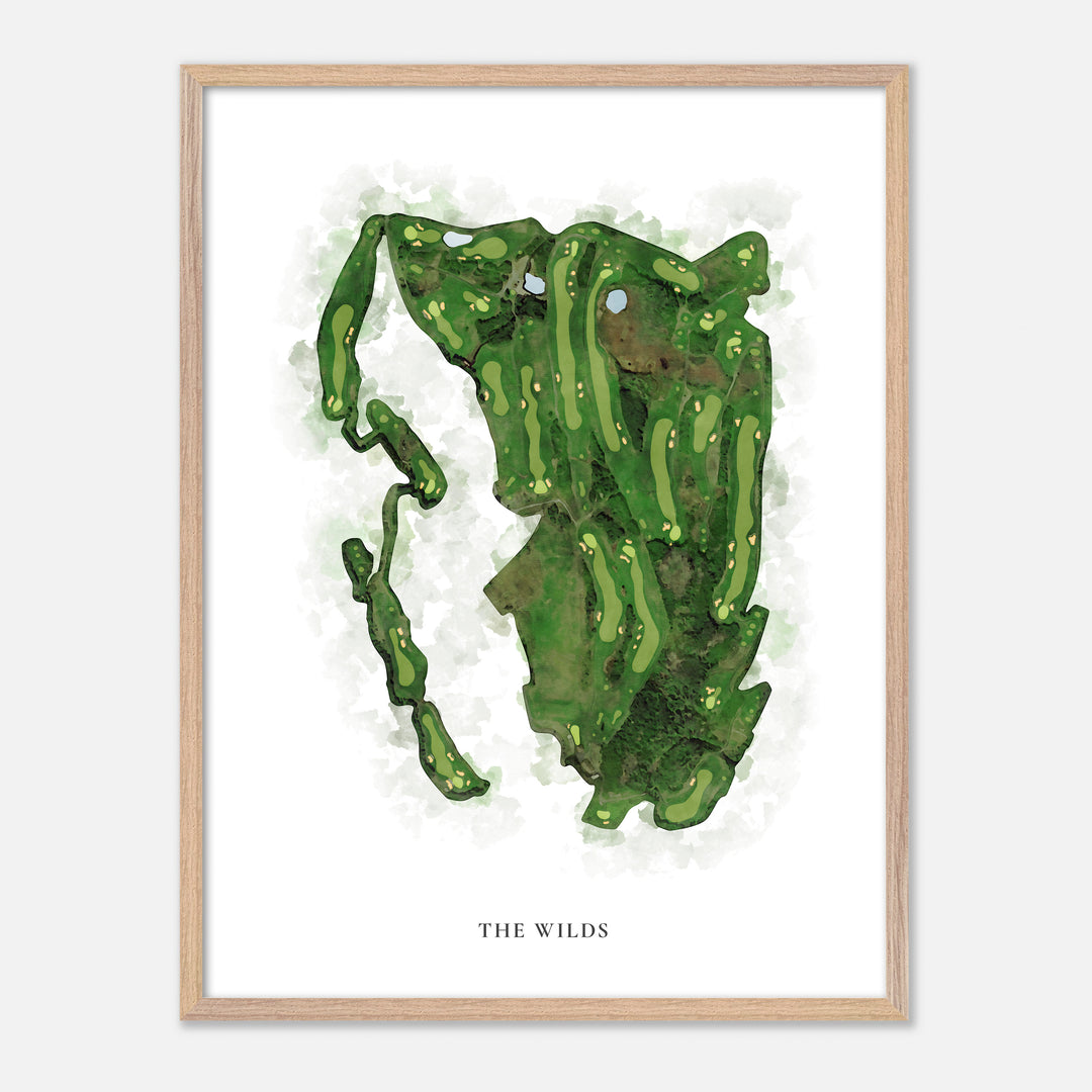 Print of The Wilds Classic Map