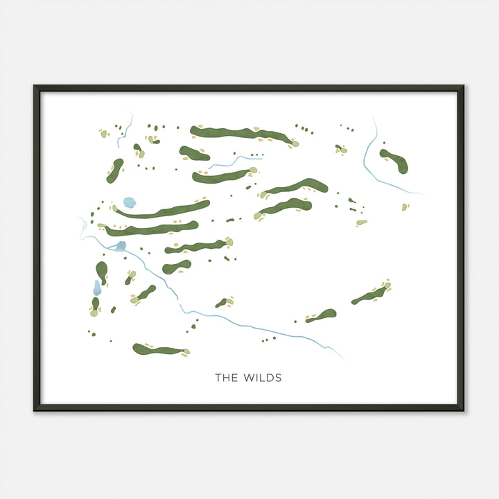 Print of The Wilds Modern Map