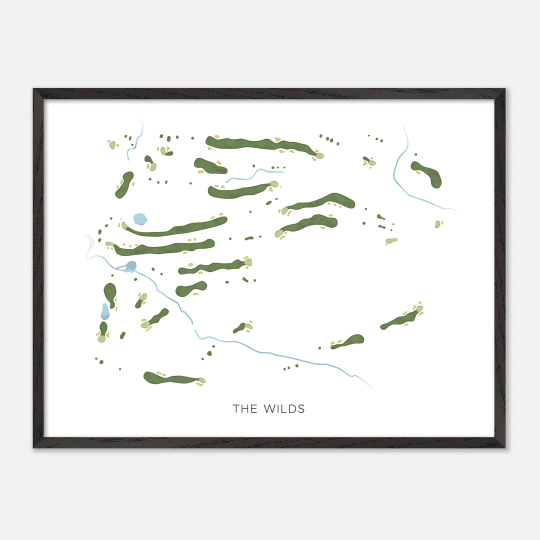 Print of The Wilds Modern Map