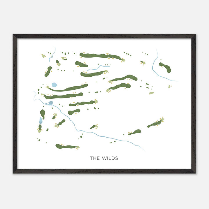 Print of The Wilds Modern Map