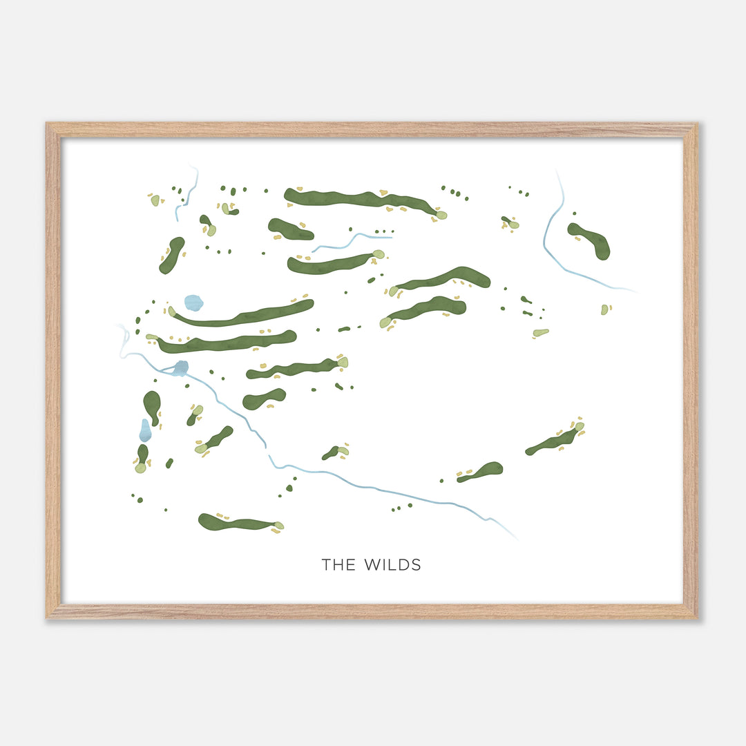 Print of The Wilds Modern Map