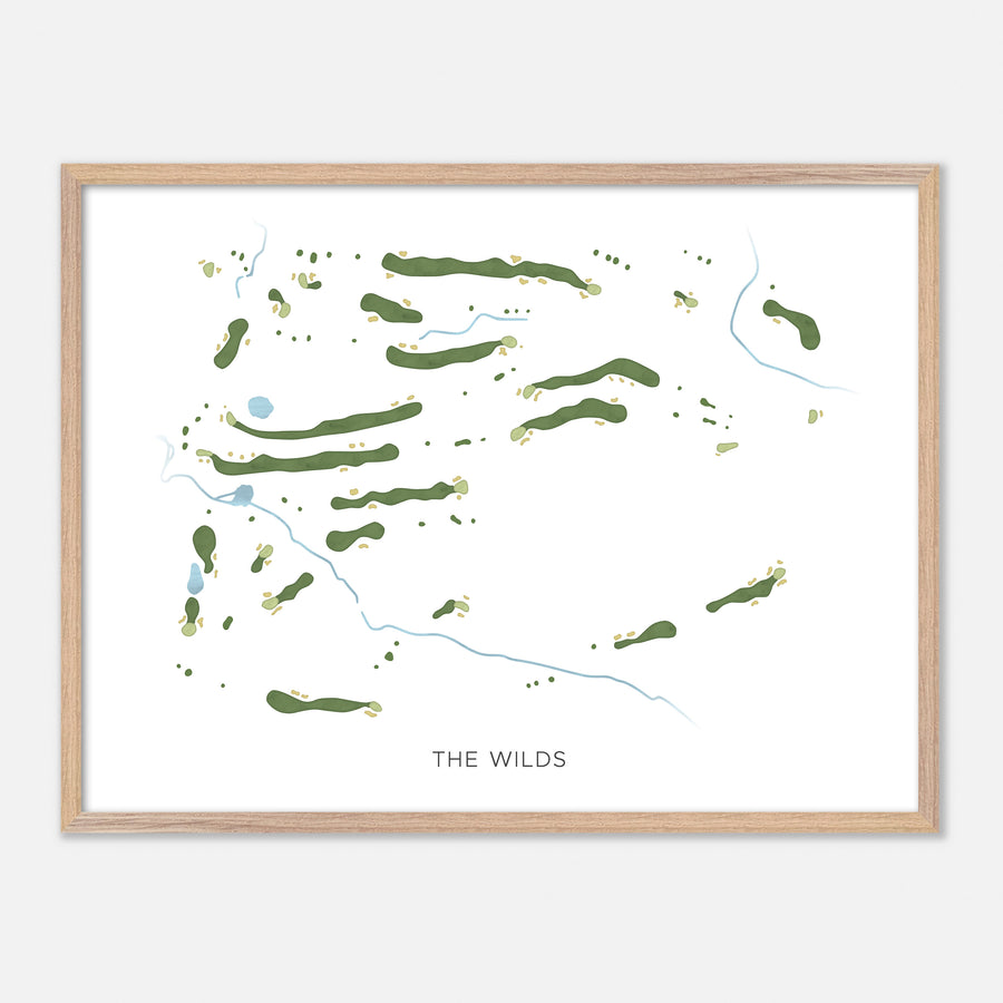 Print of The Wilds Modern Map