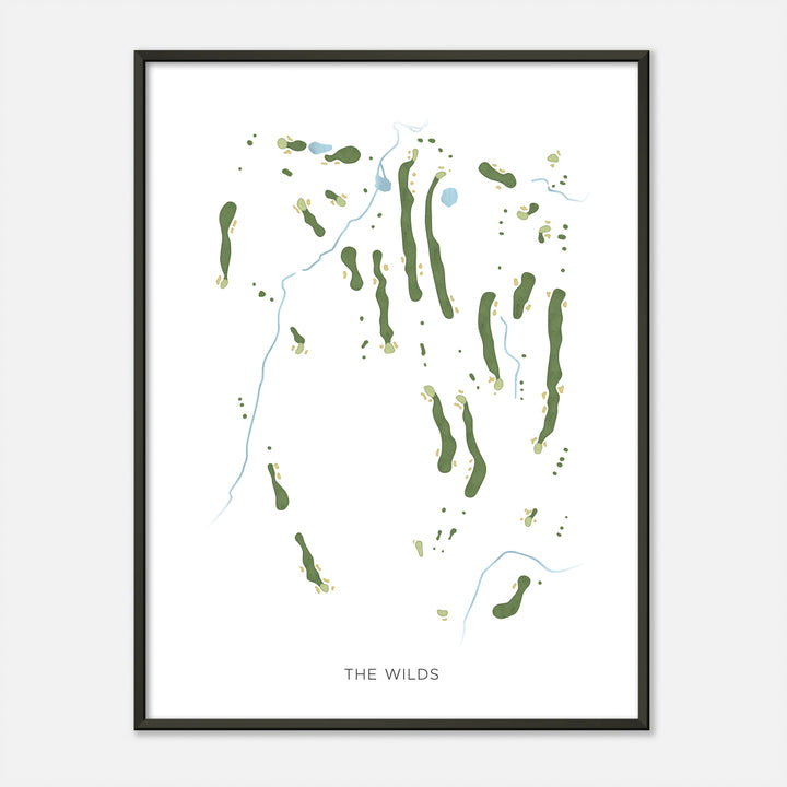 Print of The Wilds Modern Map