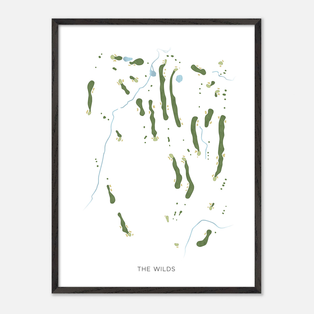 Print of The Wilds Modern Map