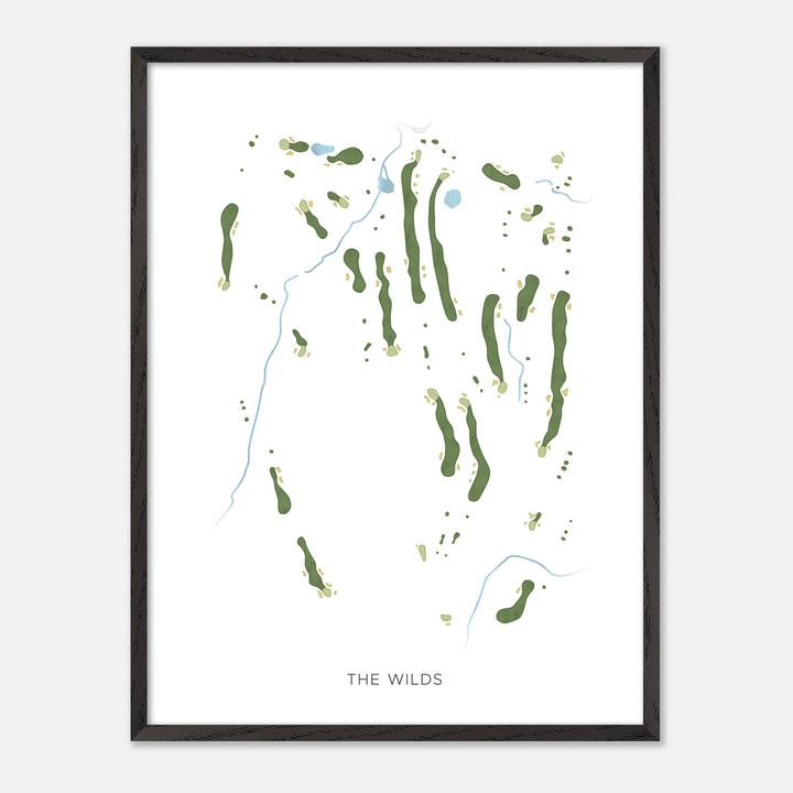 Print of The Wilds Modern Map